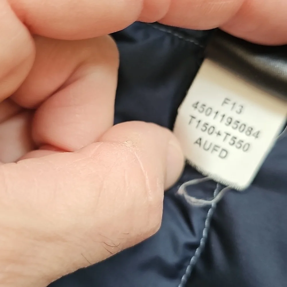 The North Face Men'sPuffer Jacket - Navy and Gray